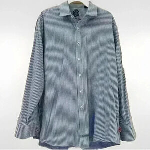 English‎ Laundry Mens 100% Cotton Dress Shirt With Stretch Size 17.5/34/35